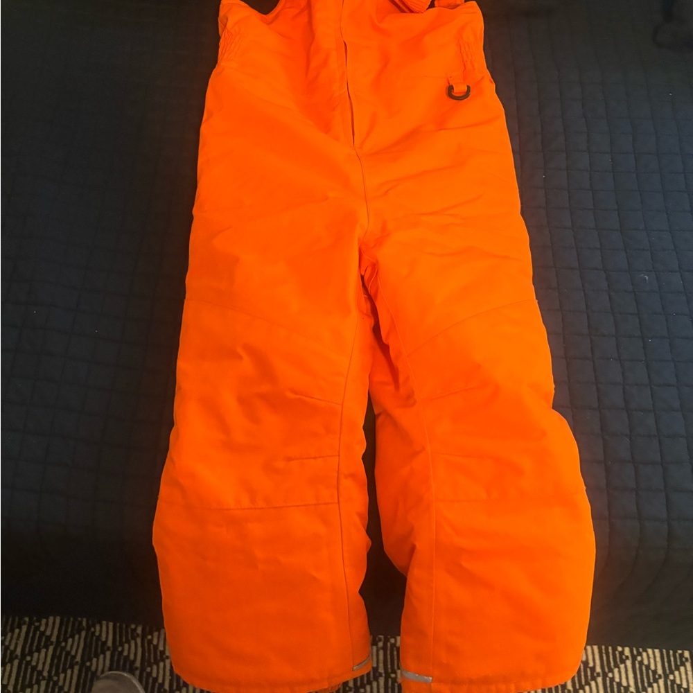 Hanna Andersson Vibrant Orange Kids Overalls